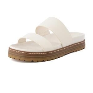 Cushionaire noho platform footbed sandal